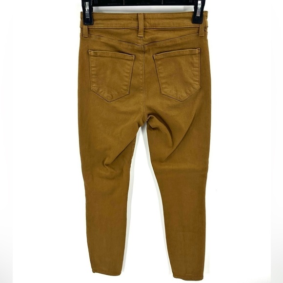 L'Agence Margot High Rise Skinny Jeans Size 25 Cedar Brown - Picture 5 of 13
